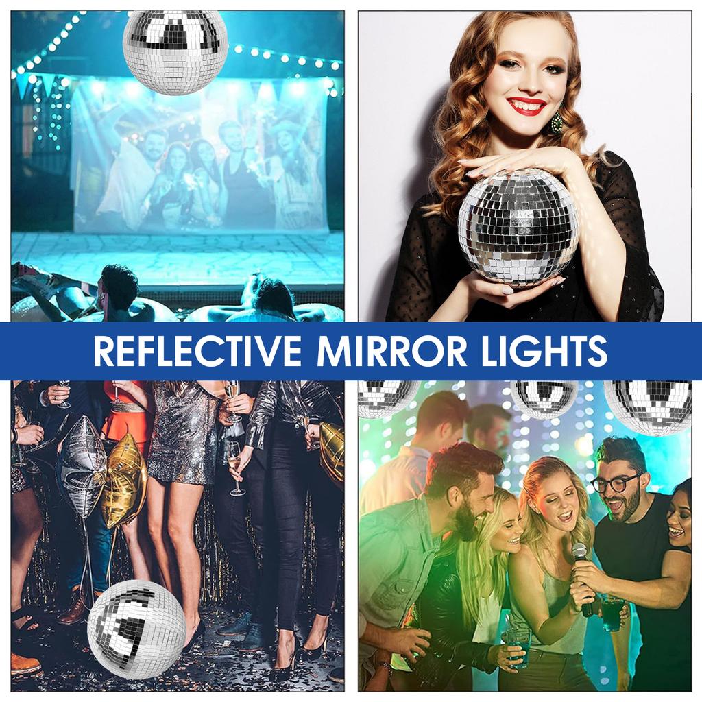 20cm Disco Ball Party Decorations Christmas Ornaments Garden Balls Decoration for Christmas Tree Birthday Wedding