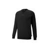 Small Logo Print Solid Crew Neck Long Sleeve Pullover Sweatshirt Men Tops Black 849575-01