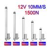 Линейный привод DC 12V 1500N Ход 500ММ/400ММ/300ММ/200ММ/100ММ Линейный привод Электродвигатель Линейный контроллер двигателя