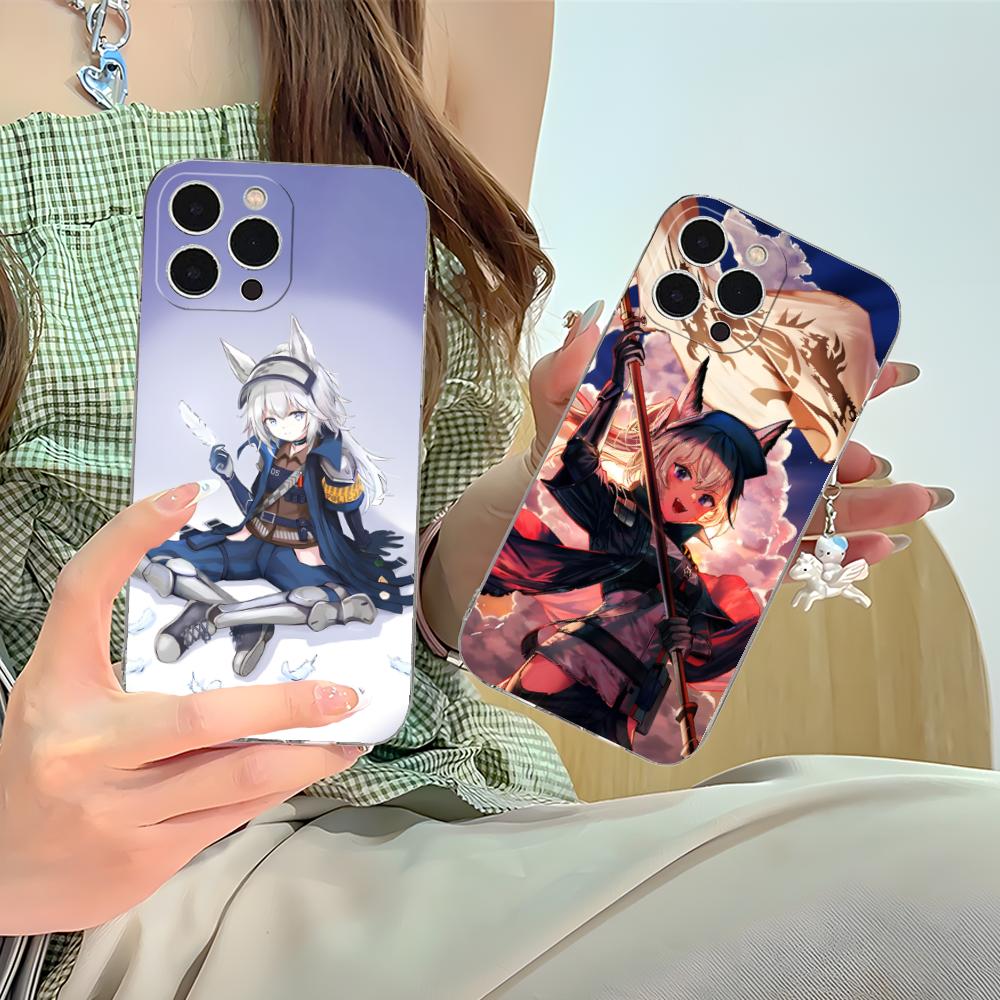 Arknights Grani Прозрачный ТПУ чехол для мобильного телефона iPhone 17 16 15 14 13 12 11 X XR XS Air Pro Max Plus Mini Цветной чехол