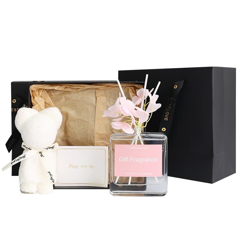 Romantic Aromatherapy Gift Set With Essential Oil Diffuser Long-Lasting Scent Home Decor Bedroom Living Room Office