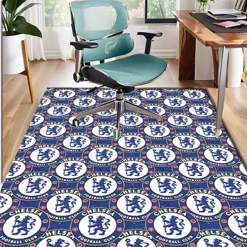 football club.C Pattern Rug, Indoor/Outdoor Mat, for Picnic, Gameroom, Bedroom, Office, Living Room, Home Decor Carpet, Birthday Gift