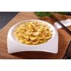 Tian Yajing White Ceramic Irregular Phoenix Tail Plate
