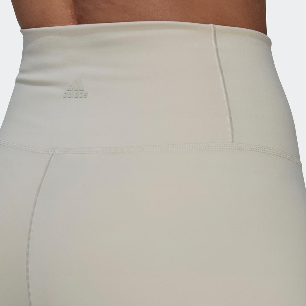 (WMNS) adidas Yoga Luxe Studio Extra High Rise 7/8 Leggings Asia Sizing 'White' Women's HK6605