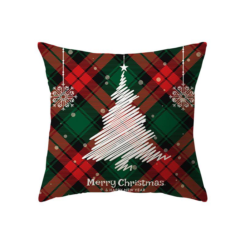 Рождественская тема Санта-Лось Рождественская елка с принтом наволочка для дома, гостиной, украшения дивана, подушка, наволочка