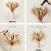 115Pcs Boho Chic Fluffy Pampas Grass & Bunny Tail Dried Flowers Bouquet - Perfect For Home Decor, Weddings & Parties Bouquet Accessories Flower Decor