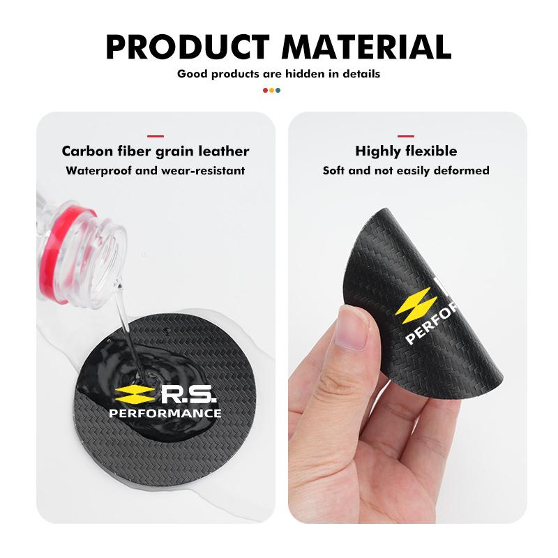 2pcs Car Cup Holder Anti Slip Insert Coaster Pads Accessories For Renault Symbol Clio 3 4 Sparco Dacia RS Megan Scenic Espace ZZ29