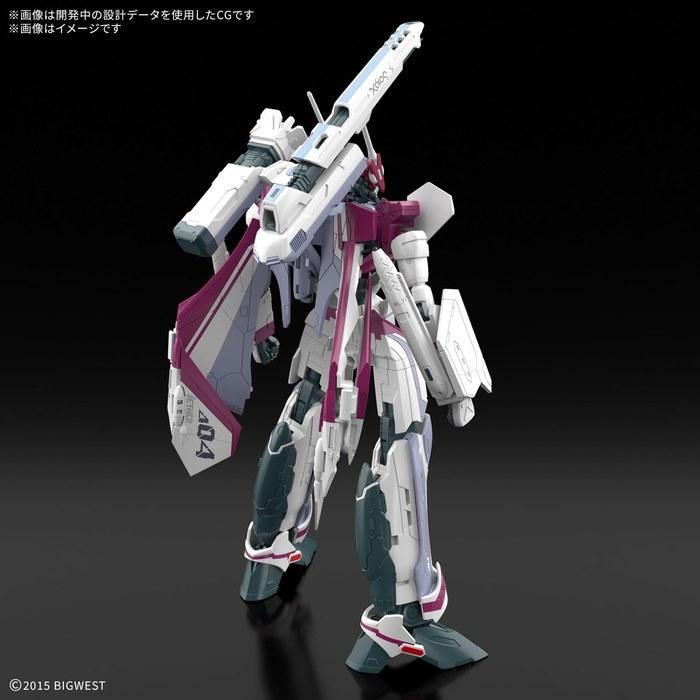 BANDAI SPIRITS HG Macross Delta VF-31C Siegfried (Mirage Farina Genus Machine) 1/100 Scale Multicolor Model Kit, 8.7 inches
