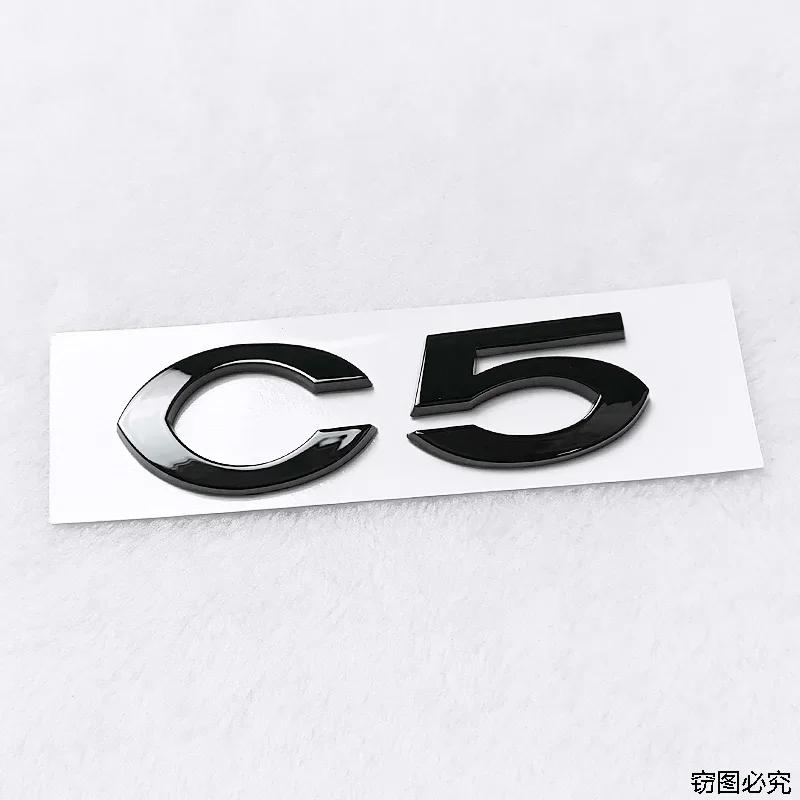 ABS 3D Sticker Styling for Citroen C2 C4 C5 Logo Car Rear Trunk Badge Auto Body Emblem Decals Auto Modified Accessories