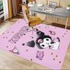 Kuromi'S Balloon Adventure Carpet For Playroom Bedroom Living Room Sofa Home Decorkids Game Area Rug Nonslip Floor Mat