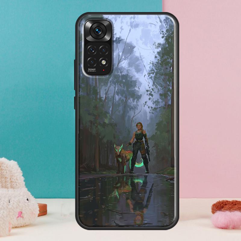 V-Valorant Case For Xiaomi Redmi Note 12 11 10 9 8 Pro 9S 10S 11S 12S Redmi 12C 9A 9C 10A 10C Coque