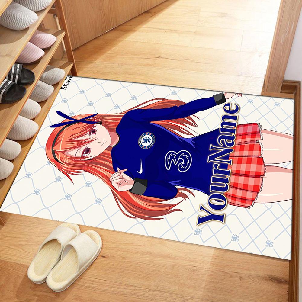 Chelsea Customized Name Area Rug Suitable for Playrooms Game Room Dormitory Dining Room Antislip Carpet Decorate Offices Perfect Gift for Women/Men