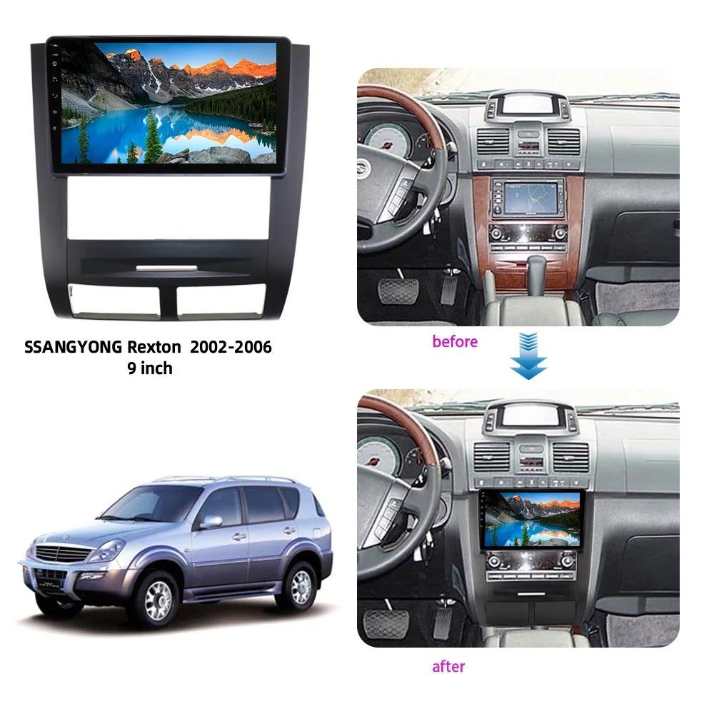 Android Car Radio For SSANGYONG Rexton 2002 - 2006 Multimedia Player Head Unit Stereo GPS Navigation BT WIFI 1+16GB