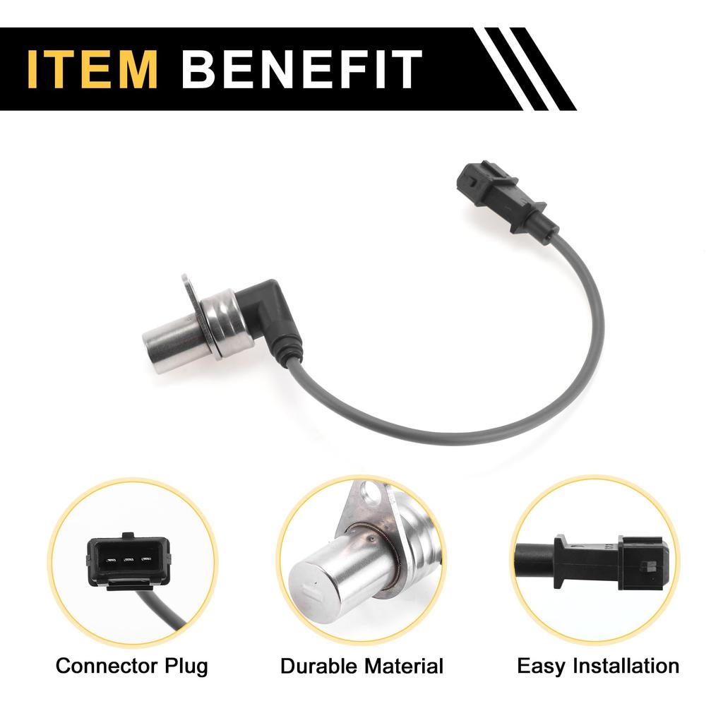 Engine Crankshaft Position Sensor Compatible with BMW E36 Series 318i 318is 1994-1995 318ti 1995 1.8L, Replace# 12141247218 12141247219
