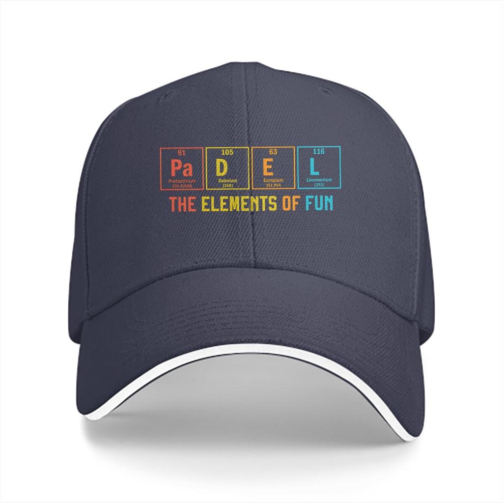 Стирка Унисекс Бейсболка Падел The EleUnisexts Ракетка Наука Тракер Кепки Snapback Кепка Папы Химия Гольф Кепки