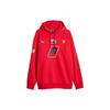 Puma Scuderia Ferrari Race Garage Crew Hoodie With Letter Pattern Men Tops Red 621119-02
