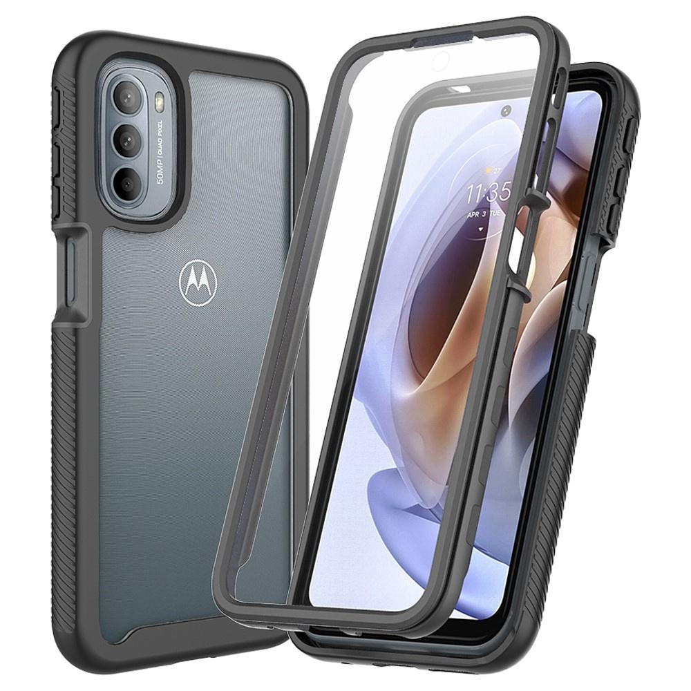 Case for Motorola Moto G51 5G, Shockproof, with foil, black