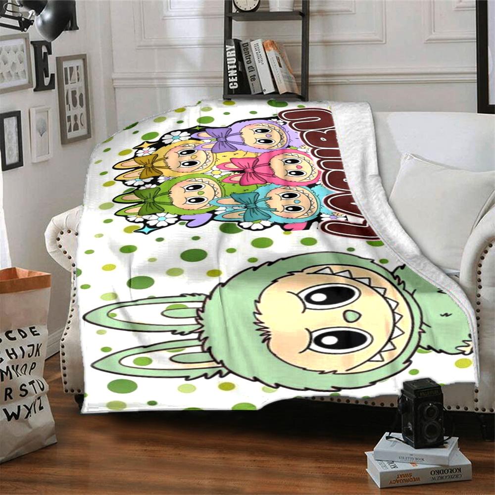 Labubu Blanket Ultra-Soft Perfect for Couch Seaside Chair All-Season Use Digital Print Ideal Gift For Birthday Valentine'S Day