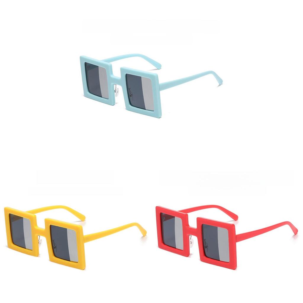 Modern Square Eyewear With Pc Frame And Colorful Silver Lenses For Casual Wear And Driving