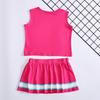 Girls Cheerleading Uniform Set Kids Performance Dance Outfit School Sports Competition Stage Wear