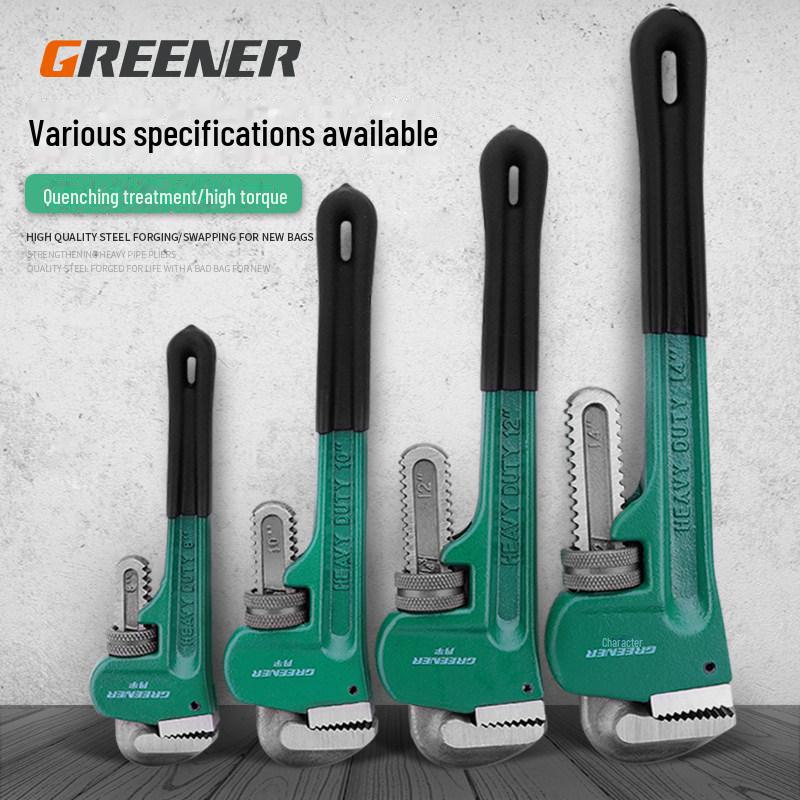 Ключ для труб Green Forest Heavy-Duty, 18-24 дюйма, быстросъемные клещи для водопроводных труб и арматуры
