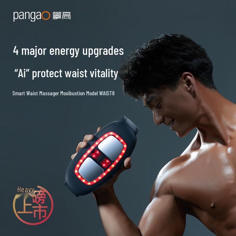 PANGAO W8 Умный массажер для поясницы Штепсель CN (адаптер в комплекте)