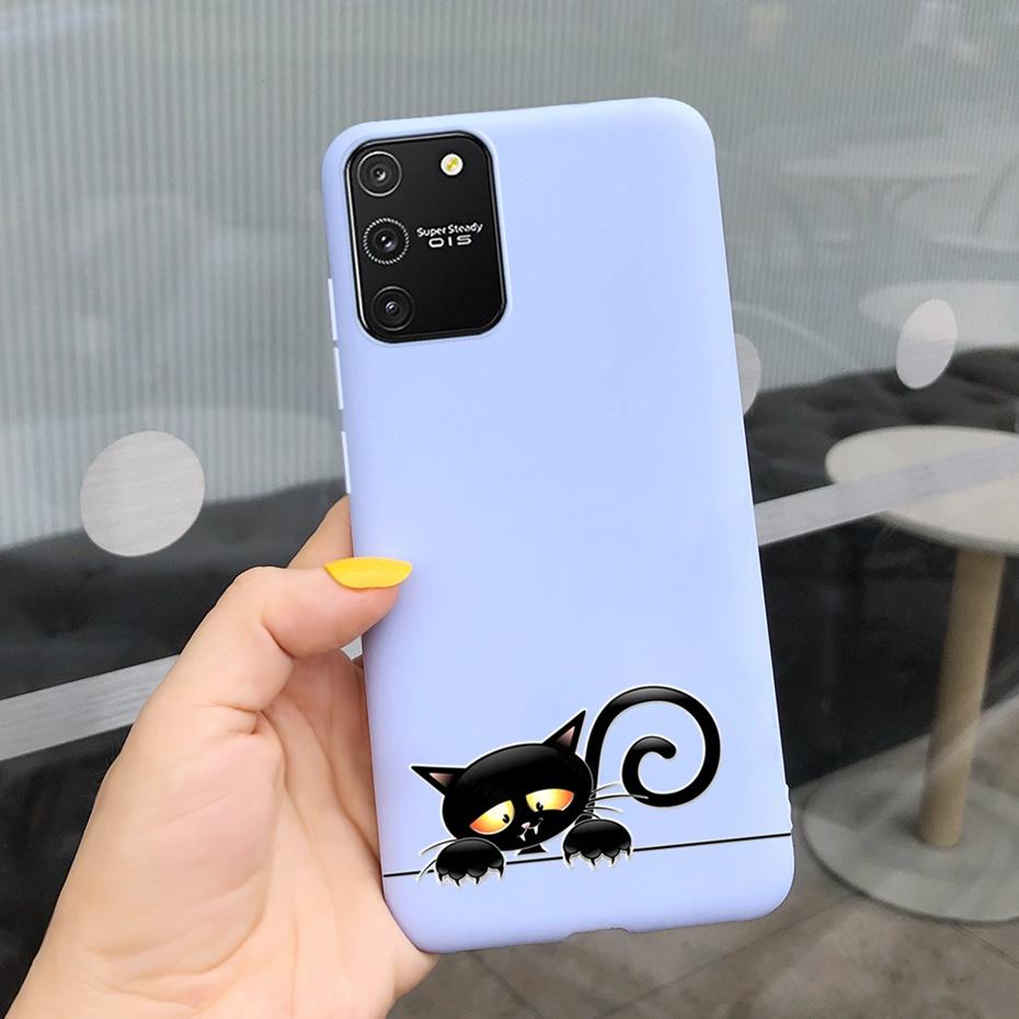 Чехол для Samsung Galaxy s10 lite Чехол конфетный ТПУ Силикон Мягкая задняя крышка На Samsung s 10 lite 2020 S10lite SM-G770F Чехлы для телефонов