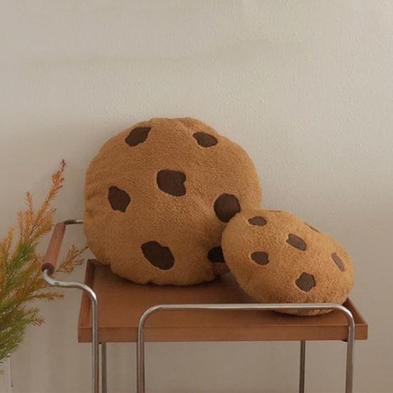 Креативная декоративная подушка в форме печенья, мягкая удобная плюшевая милая подушка для дивана, подушка для пола, декор комнаты
