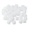 50Pcs 10 Teeth Plastic Worm Gears White Motor Parts Useful Reduction Gears  RC Car Robot