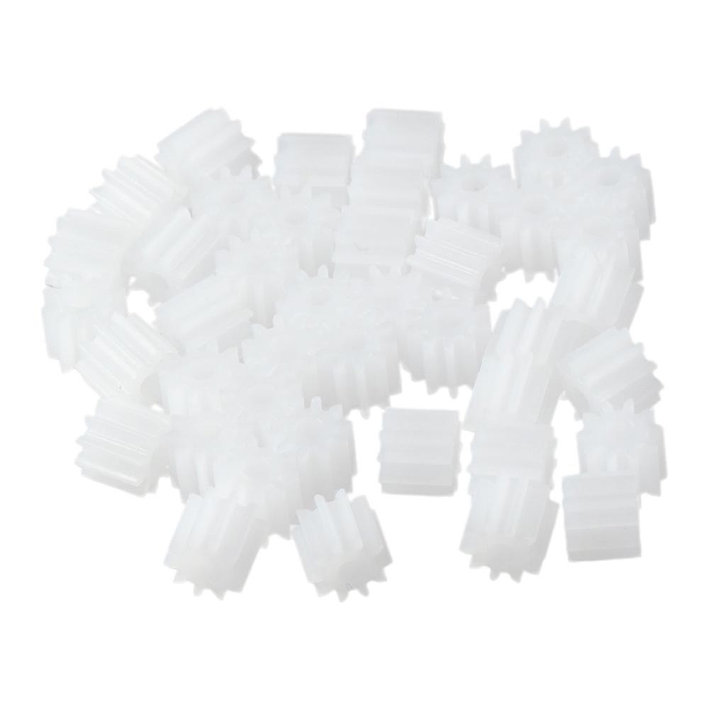 50Pcs 10 Teeth Plastic Worm Gears Model 102A Motor Transmission Useful Motor Parts  RC Car Robot