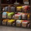 Stretchable Storage Drawer Large Capacity Kitchen Cabinet Organizer Snacks Cosmetics Storage Box Wardrobe Organizer Save Space