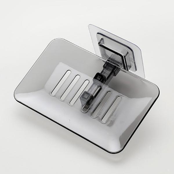 Soap Dish Shelves For Bathroom Rack Toilets Holder Wall Organizer Suction Cup Shower Storage And Organization Accessories KTY