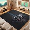 Animals Theme Crystal Velvet Floor Rug Personalized Custom Name Text Warm Carpet Home Decoration