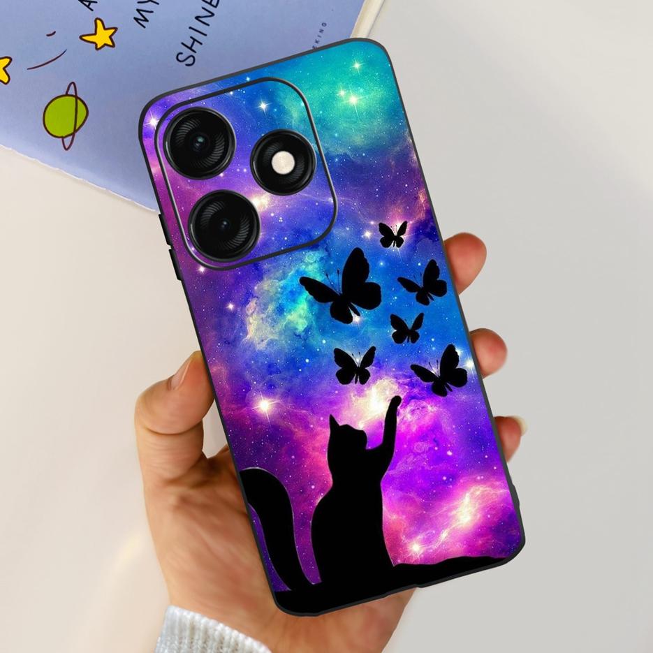 Чехол для Tecno Spark 20C BG7n BG7 Стильный окрашенный чехол Мягкий ТПУ Матовый чехол для телефона Для Tecno Spark 20 Pro Plus Spark20 20C Бампер