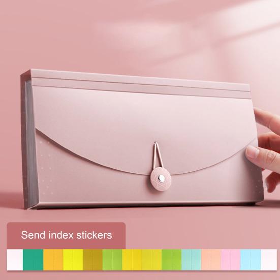 Органайзер для чеков, водонепроницаемый держатель для кассовых чеков, расширяющаяся папка с кнопками, сумка для хранения купонов большой емкости