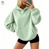 Womens Oversized Hooded Sweatshirt Loose Fit Casual Pullover Top Winter 2026