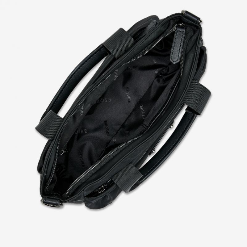 ESquire Collection Women S Ultralight Nylon Urban Tote Bag Black