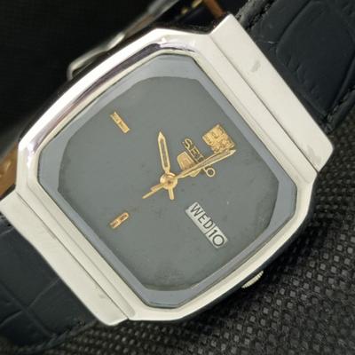 Б/У винтажные мужские часы SEIKO 5 AUTOMATIC 6309A из Японии с оригинальным циферблатом a415764-2