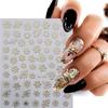 Nail Accessories Christmas Bronzing Nail Stickers Christmas Bronzing Nail Decals  Party