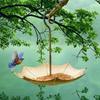 Umbrella Shaped Bird Feeder Decoration, Supplies, Birds Lover Gift, Outdoor Hanging Yard