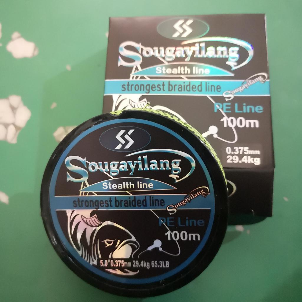 Плетеная леска 100 м, высокое качество, 4 стойки, 12-40 фунтов, гладкая плетеная монофильная леска