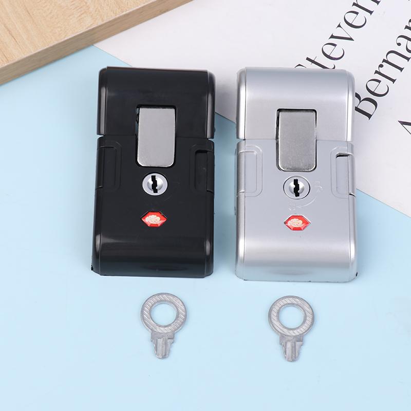 Portable Black Silver Luggage Paasword Lock Repacement Anti Theft Suitcase Lock Buckle Security Tool Padlock Repair Supplies