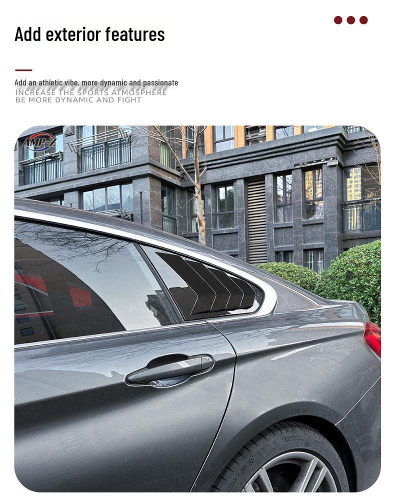 BMW 4 Series F36 (2014-2020) Rear Window Louver Sticker - Exterior Modification Accessory