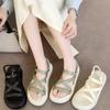 Sandals Women Summer Wear Fashion Women's Shoes with Thick Soles Beach Sandals\