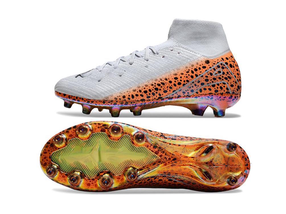 Мужские высокие футбольные бутсы: Assassin 16 Gen, новый AG Nail, воздушная подушка, водонепроницаемый, полностью вязаный - доступна одна пара