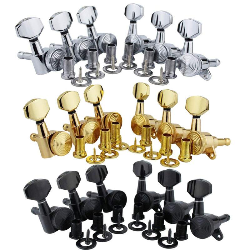 Guitar Locking Tuners Vintage Style Guitar Tunings Pegs Key Machine Head Replacement for Electric Acoustics Guitar