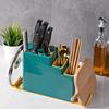Home Plastic Drain Chopstick Cage Spoon Fork Knief Holder Cutlery Organizer Pot Lid Storage Rack Containers Kitchen Accessories