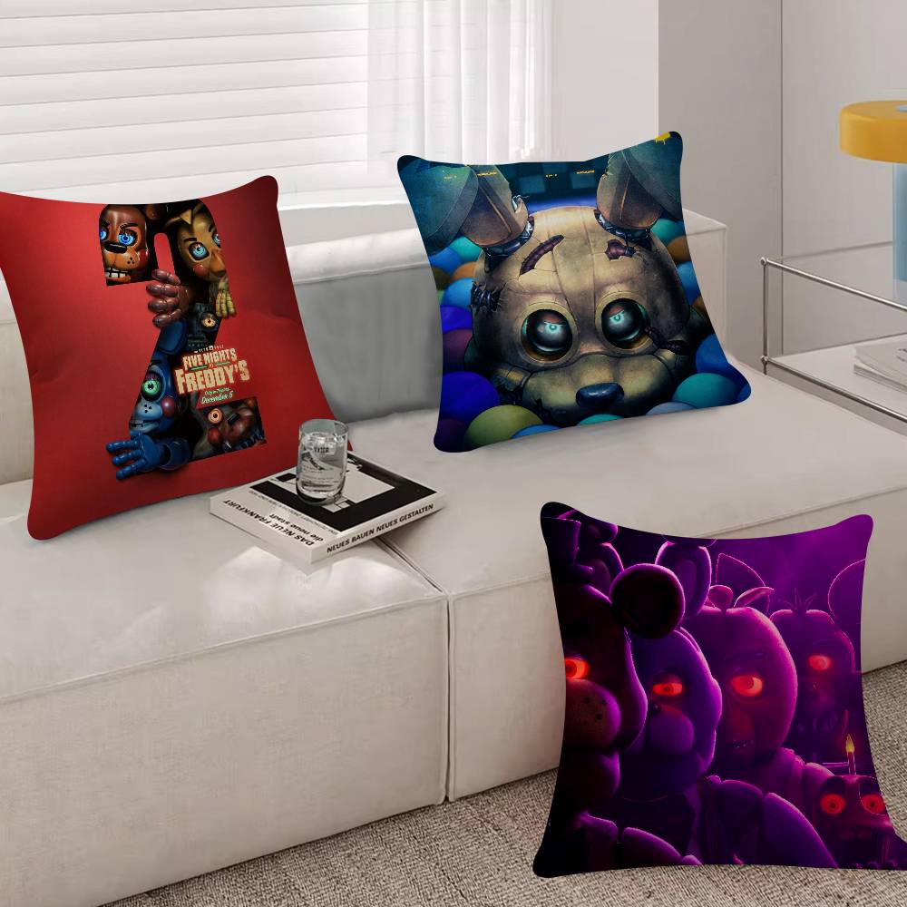 Movie Five N-Nights Game At F-Freddys Pillowcase Toon Gift Cushion Cover Bedroom Home Sofa Chair Seat Decor Pillow Case