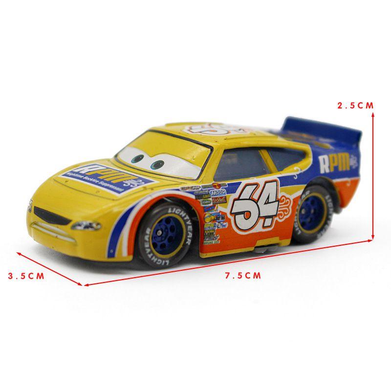 Portable Disney Pixar Cars Racer King Mini Model Alloy Car For Fun Childrens Playtime