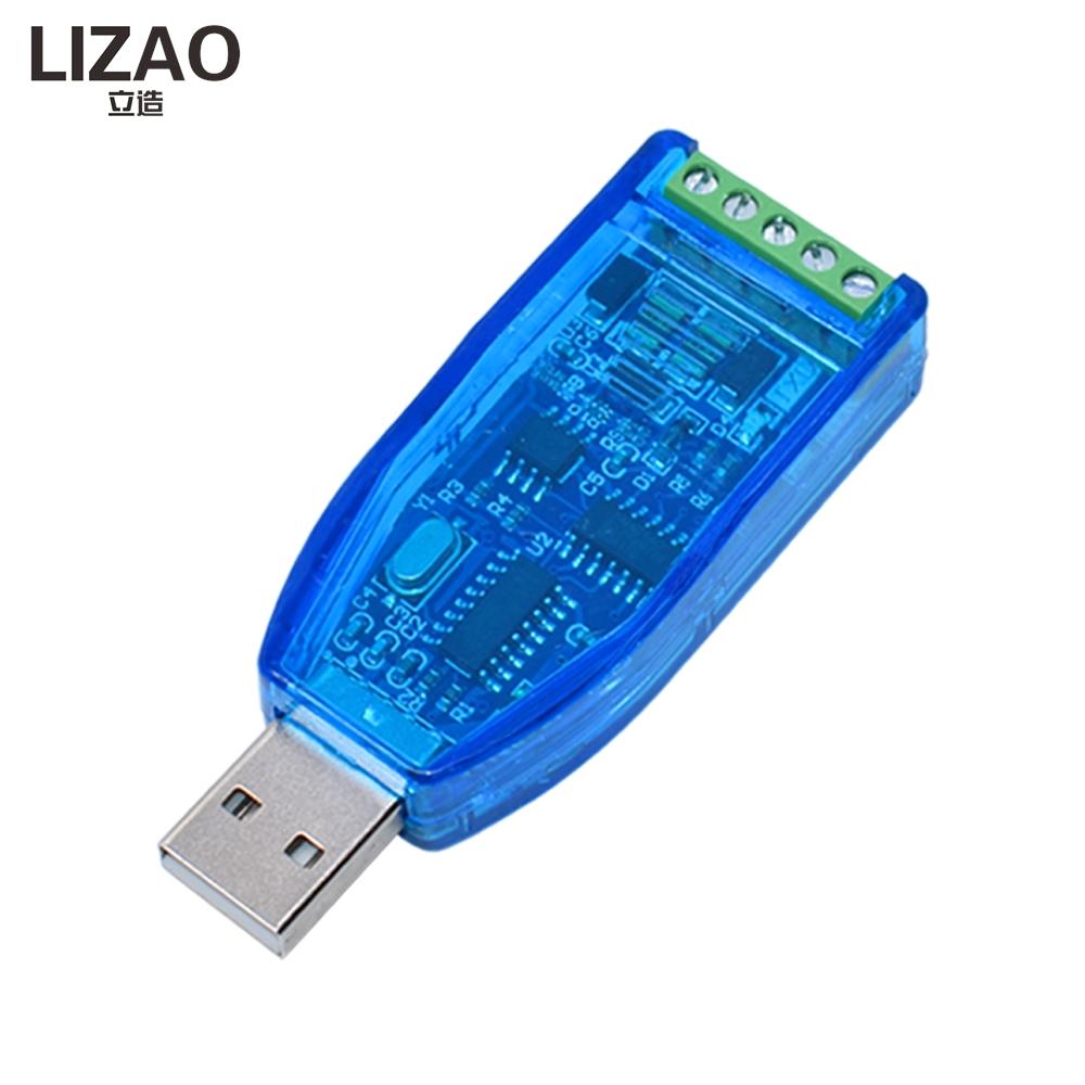 USB to RS485/RS422 Serial Converter Module, FT232RL/CP2102/CH340G Optional Chip with TVS Anti-Surge Industrial Protection